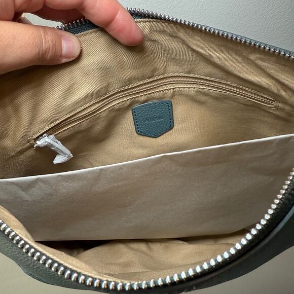 Fossil Women's Jolie Crossbody Shoulder Bag Dusty Sky Blue - Picture 7 of 8